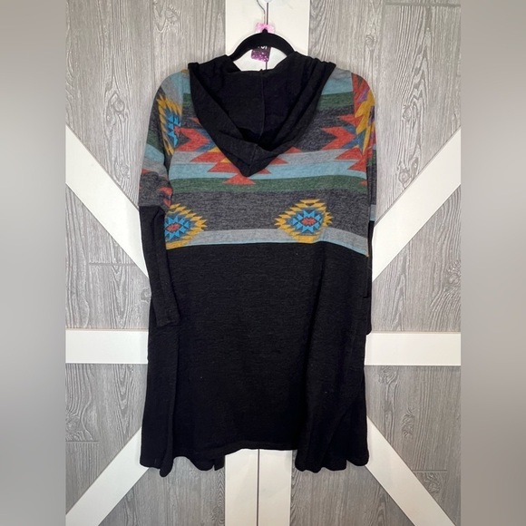 188. Aztec Duster/Cardigan with Hood Small - Picture 4 of 4